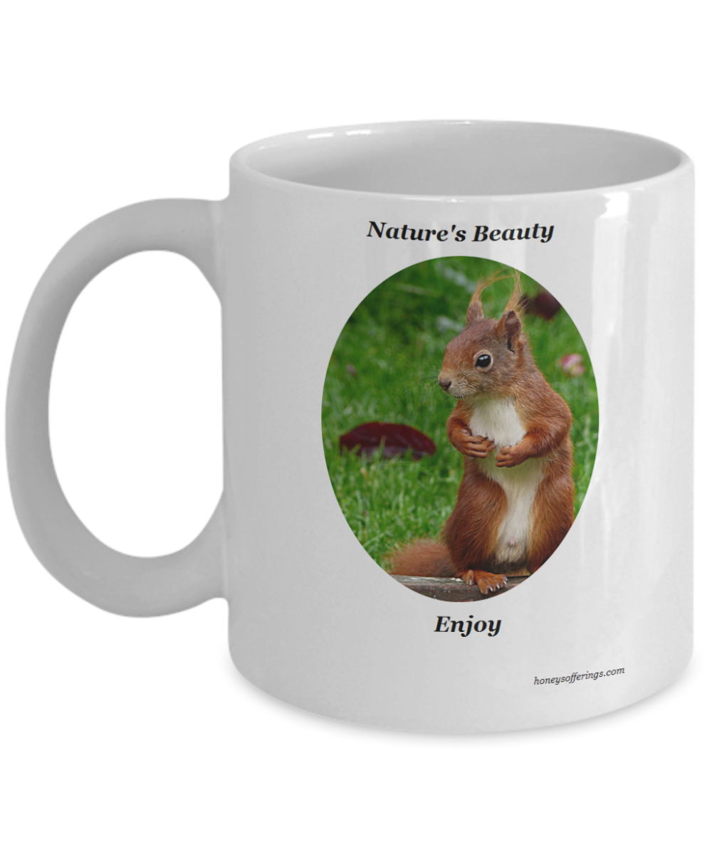 Squirrel Mug with Cute Brown Squirrel